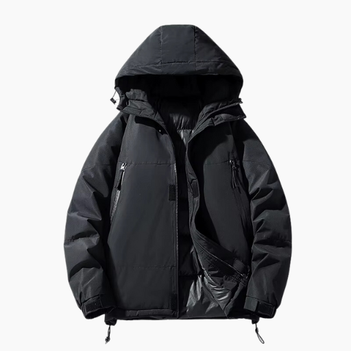 Hooded winter jacket