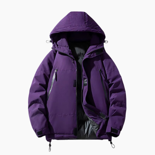 Hooded winter jacket