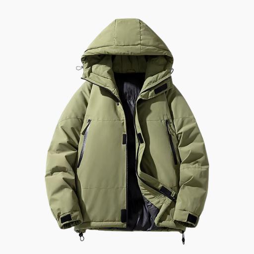 Hooded winter jacket