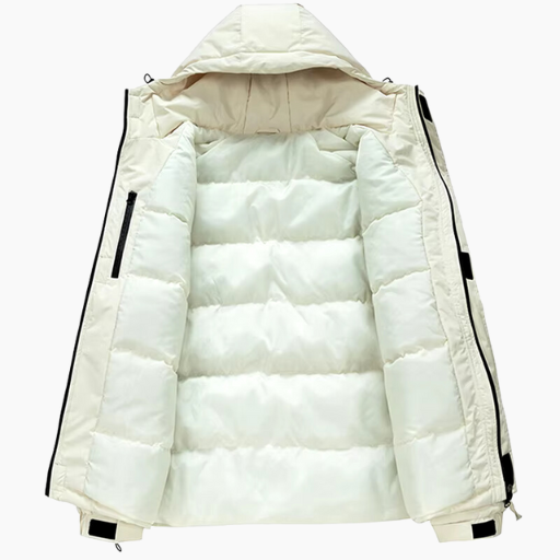 Hooded winter jacket