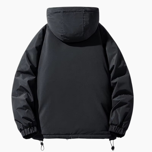 Hooded winter jacket